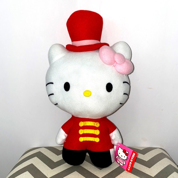 NWT! 13" Hello Kitty Circus Majorette Uniform Plush Toys Stuffed Animals 2014 - Picture 1 of 6